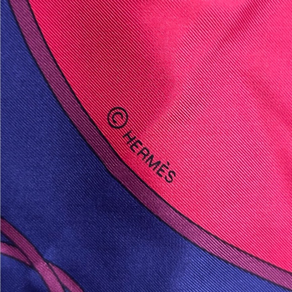 HERMES Folklore Silk Scarf 140cm - Picture 5 of 9